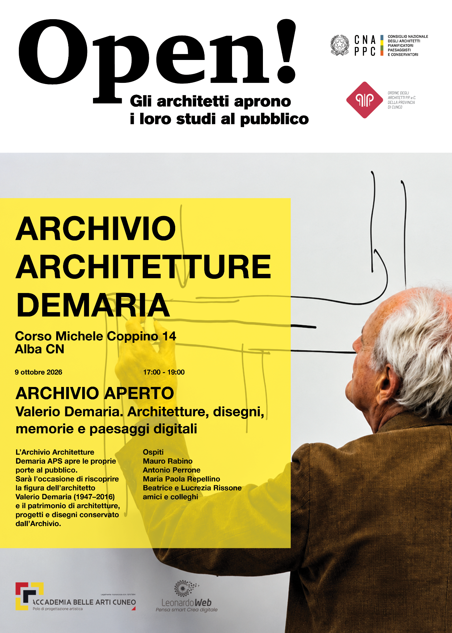 Poster Archivio Aperto, 9 ottobre 2026